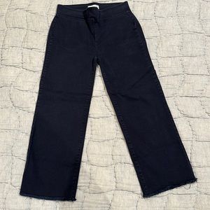 Cropped Loft pants.